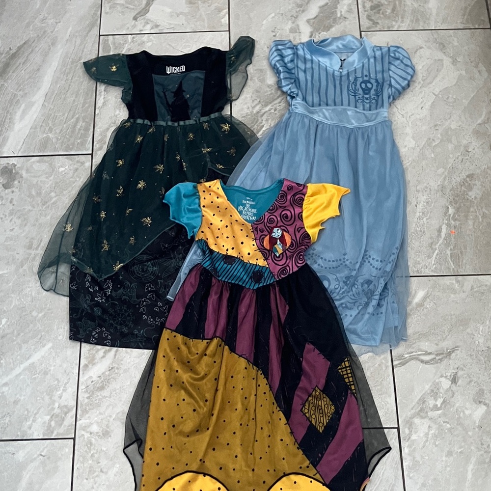 GIRLS - Nightgown Variety Pack | Bundle of Three Pieces | XS 4-5